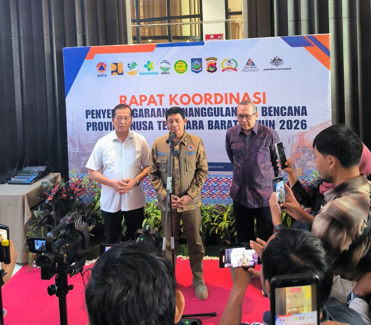 Sinergi Mitigasi Bencana, BMKG Stamet ZAM Hadiri Rakor Penanggulangan Bencana Provinsi NTB