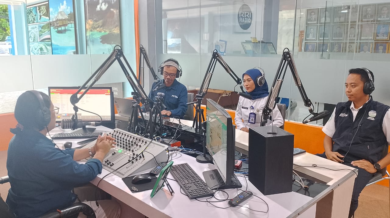 Jadi Narasumber Dialog Kentongan RRI Mataram, Stasiun Meteorologi ZAM Kupas Tuntas Teknologi Peringatan Dini BMKG