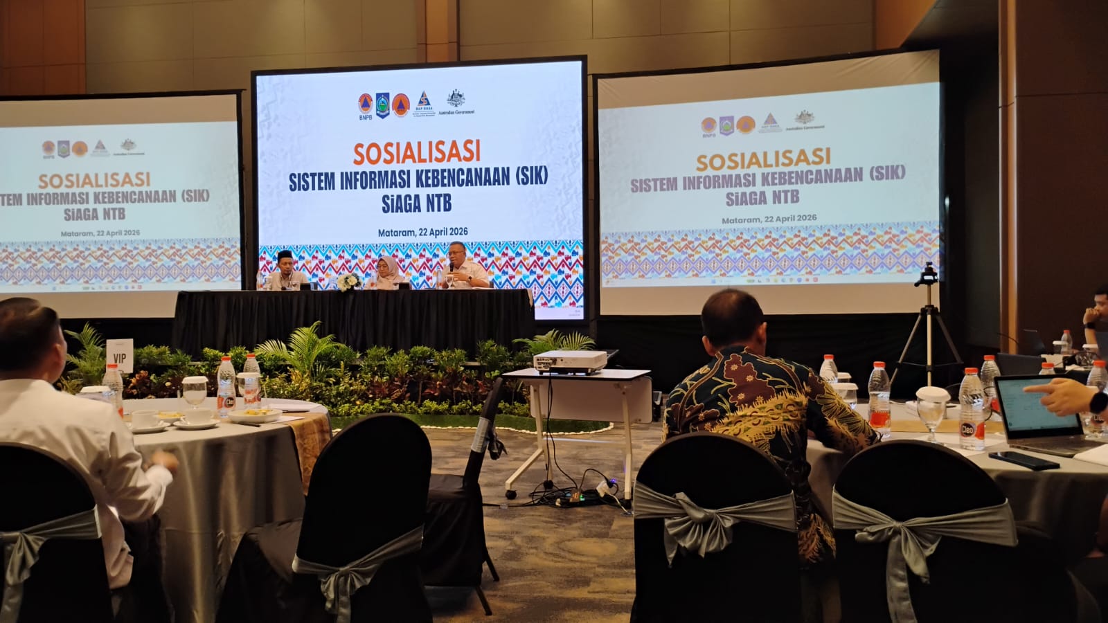 Perkuat Kesiapsiagaan, Stasiun Meteorologi ZAM Ikuti Sosialisasi Sistem Informasi Kebencanaan BPBD NTB