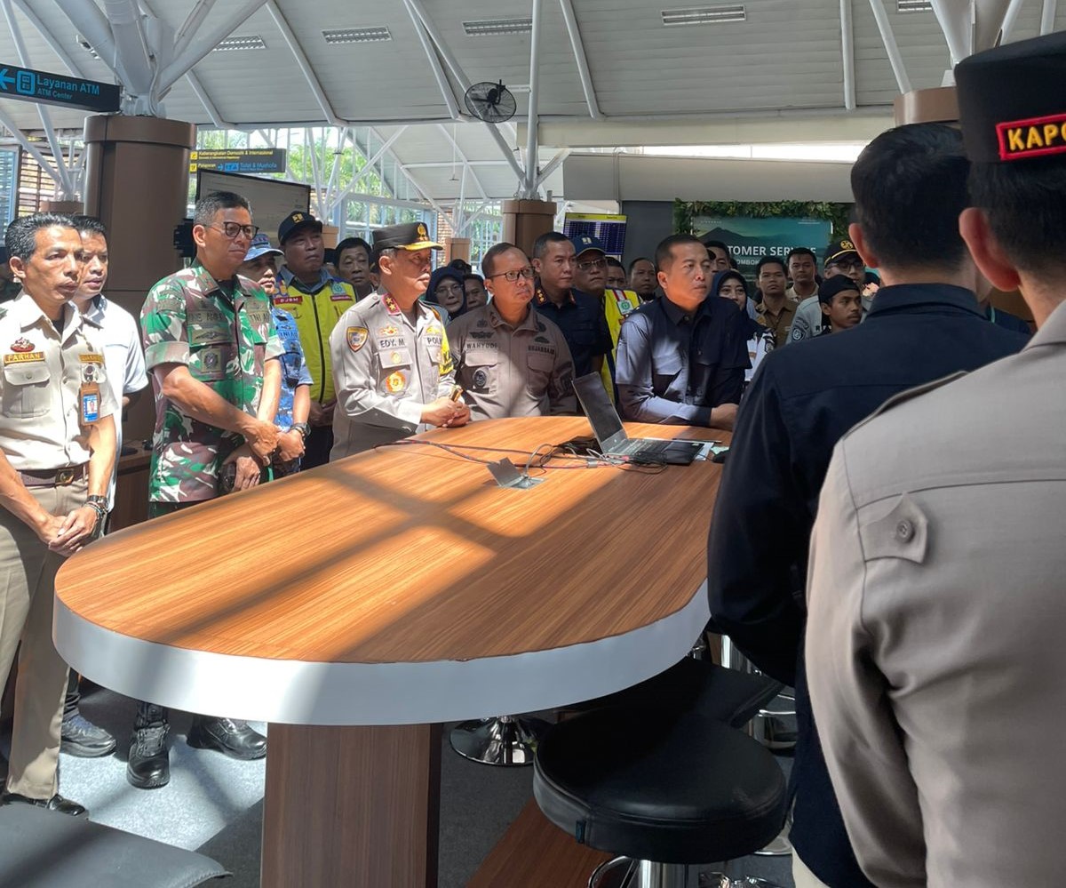 Kunjungan Gubernur dan Kapolda NTB dalam Pemantauan Kesiapan Posko Lebaran 2026